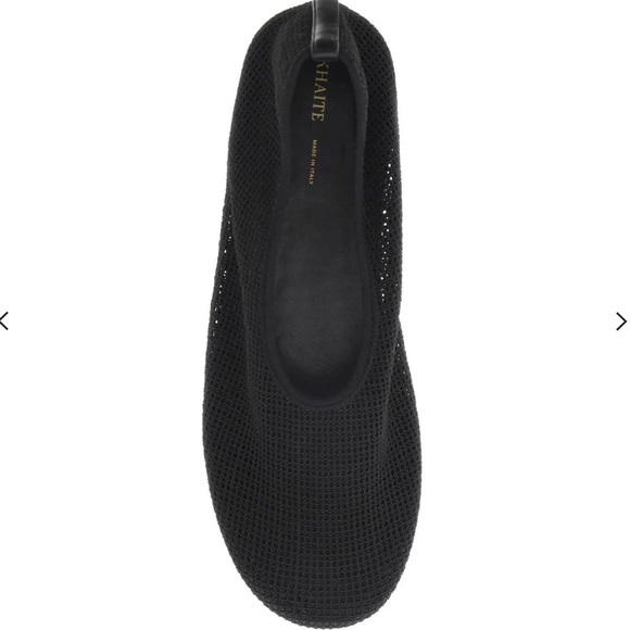 KHAITE Black Mesh Flats - Picture 4 of 9
